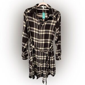 Maurice’s Brown Plaid Dress